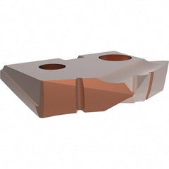 Allied Machine and Engineering - 20.35mm Diam x 5/32" Thick, Seat Code 1, 132° Included Angle Spade Drill Insert - AM200 Coated, Cobalt, Grade Super Cobalt, Series GEN2 T-A - Apex Tool & Supply
