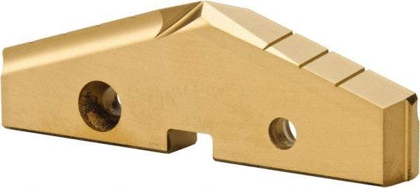 Allied Machine and Engineering - 3-3/4" Diam x 7/16" Thick, Seat Code 7, 144° Included Angle Spade Drill Insert - TiN Coated, High Speed Steel, Series GEN2 T-A - Apex Tool & Supply