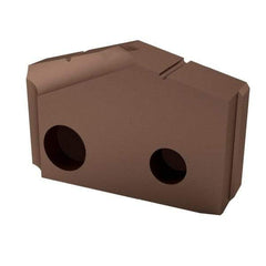 Allied Machine and Engineering - 18.5mm Diam x 5/32" Thick, Seat Code 1, 132° Included Angle Spade Drill Insert - AM200 Coated, Cobalt, Grade Super Cobalt, Series GEN2 T-A - Apex Tool & Supply