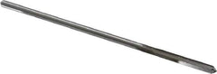 Alvord Polk - 0.1378" Cobalt 4 Flute Chucking Reamer - Straight Flute, 0.1275" Straight Shank, 1" Flute Length, 4" OAL - Apex Tool & Supply