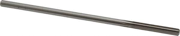 Alvord Polk - 0.1968" Cobalt 6 Flute Chucking Reamer - Straight Flute, 0.1895" Straight Shank, 1-1/4" Flute Length, 5" OAL - Apex Tool & Supply
