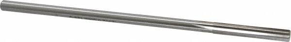Alvord Polk - 0.2362" Cobalt 6 Flute Chucking Reamer - Straight Flute, 0.2265" Straight Shank, 1-1/2" Flute Length, 6" OAL - Apex Tool & Supply