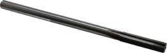 Alvord Polk - 0.4134" Cobalt 6 Flute Chucking Reamer - Straight Flute, 0.373" Straight Shank, 1-3/4" Flute Length, 7" OAL - Apex Tool & Supply