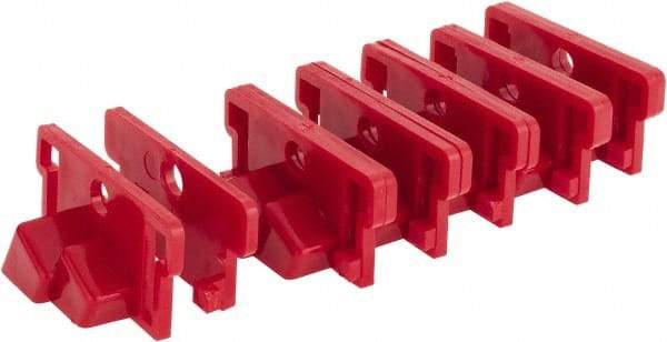 NMC - 9/16 Wide x 3/8" Thick, Single Pole Circuit Breaker Lockout - 1 Circuit - Apex Tool & Supply
