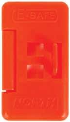 NMC - 9/32 Wide, Polycarbonate Wall Switch Lockout - 3" Lockout Length, 1/4" Lockout Thickness - Apex Tool & Supply