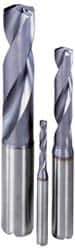 Kennametal - 5.7mm, 132° Point, Spiral Flute, Solid Carbide Taper Length Drill Bit - TiAlN Finish, 56mm Flute Length, 94mm OAL, Series B978 - Apex Tool & Supply