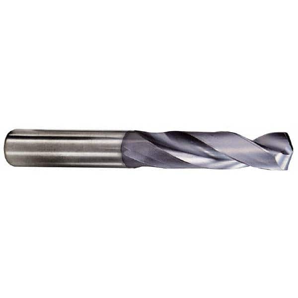 Kennametal - 5/8" 132° Spiral Flute Solid Carbide Taper Length Drill Bit - Apex Tool & Supply