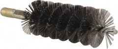 Value Collection - 1-3/4" Diam Helical Steel Tube Brush - 0.012" Filament Diam, 4-1/4" Brush Length, 7-1/2" OAL, 1/2-12 Male Shank - Apex Tool & Supply