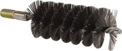 Value Collection - 2" Diam Helical Steel Tube Brush - 0.012" Filament Diam, 4-1/4" Brush Length, 7-1/2" OAL, 1/2-12 Male Shank - Apex Tool & Supply