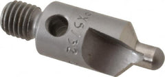 Made in USA - 2-1/2" OAL, 3/8" Head Diam, 2 Flute, 100° Incl Angle, Integral Pilot, Adjustable Stop Countersink - Apex Tool & Supply