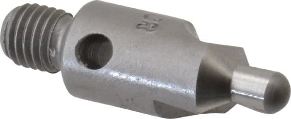 Made in USA - 2-1/2" OAL, 3/8" Head Diam, 2 Flute, 100° Incl Angle, Integral Pilot, Adjustable Stop Countersink - Apex Tool & Supply