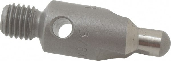 Made in USA - 2-1/2" OAL, 3/8" Head Diam, 2 Flute, 100° Incl Angle, Integral Pilot, Adjustable Stop Countersink - Apex Tool & Supply