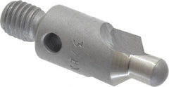 Made in USA - 2-1/2" OAL, 3/8" Head Diam, 2 Flute, 100° Incl Angle, Integral Pilot, Adjustable Stop Countersink - Apex Tool & Supply