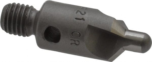 Made in USA - 2-1/2" OAL, 3/8" Head Diam, 3 Flute, 100° Incl Angle, Integral Pilot, Adjustable Stop Countersink - Apex Tool & Supply