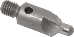 Made in USA - 2-1/2" OAL, 3/8" Head Diam, 3 Flute, 100° Incl Angle, Integral Pilot, Adjustable Stop Countersink - Apex Tool & Supply