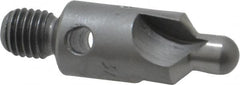 Made in USA - 2-1/2" OAL, 3/8" Head Diam, 3 Flute, 100° Incl Angle, Integral Pilot, Adjustable Stop Countersink - Apex Tool & Supply