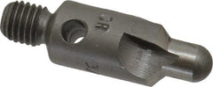 Made in USA - 2-1/2" OAL, 3/8" Head Diam, 3 Flute, 100° Incl Angle, Integral Pilot, Adjustable Stop Countersink - Apex Tool & Supply