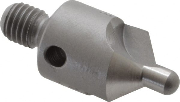 Made in USA - 2-1/2" OAL, 1/2" Head Diam, 2 Flute, 100° Incl Angle, Integral Pilot, Adjustable Stop Countersink - Apex Tool & Supply