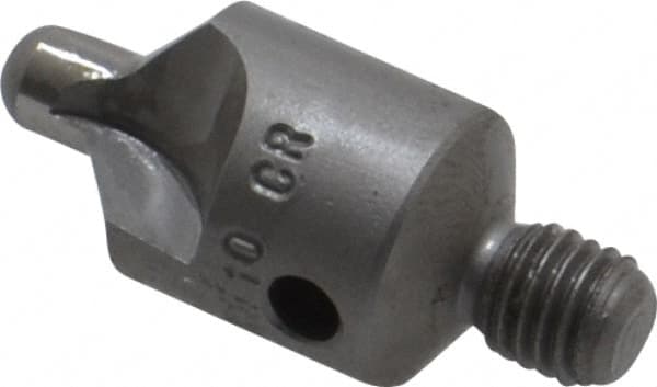 Made in USA - 2-1/2" OAL, 1/2" Head Diam, 2 Flute, 100° Incl Angle, Integral Pilot, Adjustable Stop Countersink - Apex Tool & Supply