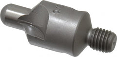 Made in USA - 1-1/4" OAL, 1/2" Head Diam, 2 Flute, 100° Incl Angle, Integral Pilot, Adjustable Stop Countersink - Apex Tool & Supply
