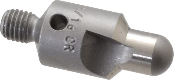 Made in USA - 2-1/2" OAL, 1/2" Head Diam, 2 Flute, 100° Incl Angle, Integral Pilot, Adjustable Stop Countersink - Apex Tool & Supply