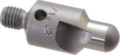 Made in USA - 2-1/2" OAL, 1/2" Head Diam, 2 Flute, 100° Incl Angle, Integral Pilot, Adjustable Stop Countersink - Apex Tool & Supply