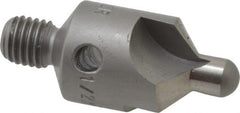 Made in USA - 2-1/2" OAL, 1/2" Head Diam, 3 Flute, 100° Incl Angle, Integral Pilot, Adjustable Stop Countersink - Apex Tool & Supply