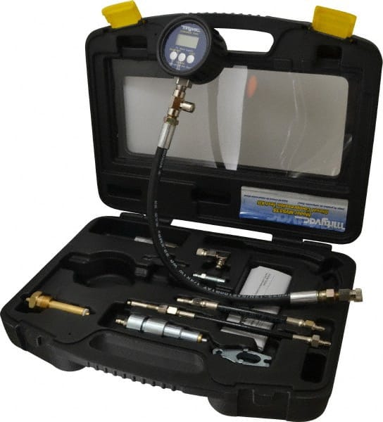 Lincoln - Engine Compression Test Kits Type: Digital Number of Pieces: 10 - Apex Tool & Supply
