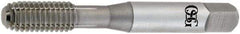 OSG - 1/2-20 UNF 2B Bottoming Thread Forming Tap - High Speed Steel, TiN Finish, 3-3/8" OAL, 1-21/32" Thread Length, Right Hand Thread, Series 286I - Apex Tool & Supply