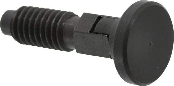 Gibraltar - 3/8-16, 1/4" Max Plunger Diam, 0.25 Lb Init to 2 Lb Final End Force, Locking Knob Handle Plunger - Delrin Knob, 0.94" Body Length, 3/4" Length Under Head/Shoulder, 0.18" Plunger Projection - Apex Tool & Supply