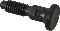Gibraltar - 3/8-16, 1/4" Max Plunger Diam, 0.25 Lb Init to 2 Lb Final End Force, Locking Knob Handle Plunger - Delrin Knob, 0.94" Body Length, 3/4" Length Under Head/Shoulder, 0.18" Plunger Projection - Apex Tool & Supply