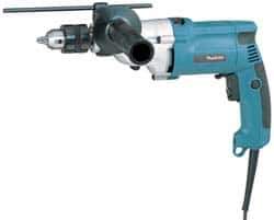 Makita - 120 Volt 3/4" Keyed Chuck Electric Hammer Drill - 0 to 24,000 BPM, 0 to 2,900 RPM, Reversible - Apex Tool & Supply