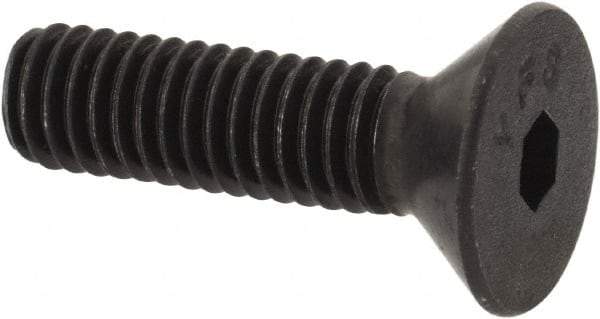 Value Collection - #8-36 UNF Hex Socket Drive, 82° Flat Screw - Alloy Steel, Black Oxide Finish, Fully Threaded, 5/8" OAL - Apex Tool & Supply