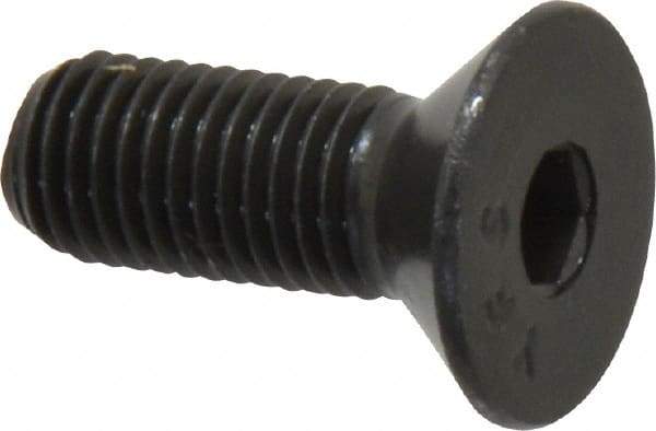 Value Collection - 5/16-24 UNF Hex Socket Drive, 82° Flat Screw - Alloy Steel, Black Oxide Finish, Fully Threaded, 7/8" OAL - Apex Tool & Supply