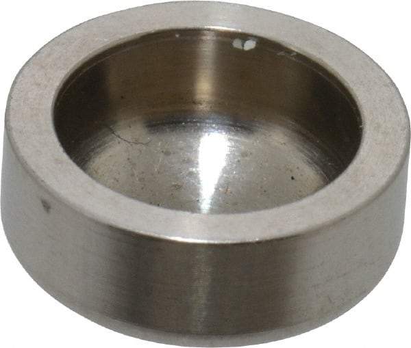 VNE - 1/2", Unpolished Style, Sanitary Stainless Steel Pipe End Cap - Butt Weld Connection, Grade 316L - Apex Tool & Supply