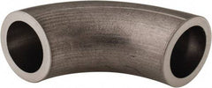 VNE - 1/2", Unpolished Style, Sanitary Stainless Steel Pipe 90° Elbow - Butt Weld x Butt Weld Connection, Grade 316L - Apex Tool & Supply