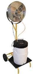 TPI - 18" Fan, 5,750 CFM, 1/8 hp Misting Cooler - 1 Speed, 1 Phase, 120 Volts, 2.2 Amps - Apex Tool & Supply