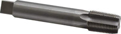 Interstate - 3/4-14 NPT, 5 Flute, Plug Chamfer, Bright Finish, High Speed Steel, Extension Pipe Tap - 6" OAL, 29/32" Shank Diam, 1-3/8" Thread Length, 0.679" Square Size - Apex Tool & Supply