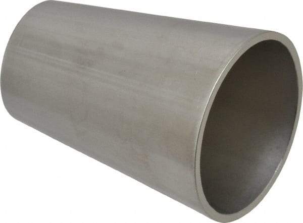 VNE - 1-1/2 x 1", Unpolished Style, Sanitary Stainless Steel Pipe Concentric Reducer - Butt Weld x Butt Weld Connection, Grade 304 - Apex Tool & Supply