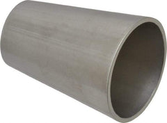 VNE - 1-1/2 x 1", Unpolished Style, Sanitary Stainless Steel Pipe Concentric Reducer - Butt Weld x Butt Weld Connection, Grade 304 - Apex Tool & Supply