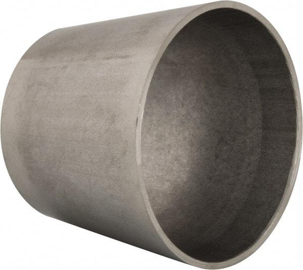 VNE - 2-1/2 x 2", Unpolished Style, Sanitary Stainless Steel Pipe Concentric Reducer - Butt Weld x Butt Weld Connection, Grade 304 - Apex Tool & Supply
