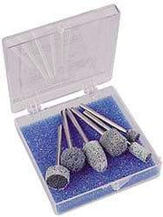 Standard Abrasives - 6 Piece Aluminum Oxide Silicon Carbide Unitized Abrasive Point Set - Includes Shapes B52, B90, B121, W160, W163 & W183 - Apex Tool & Supply