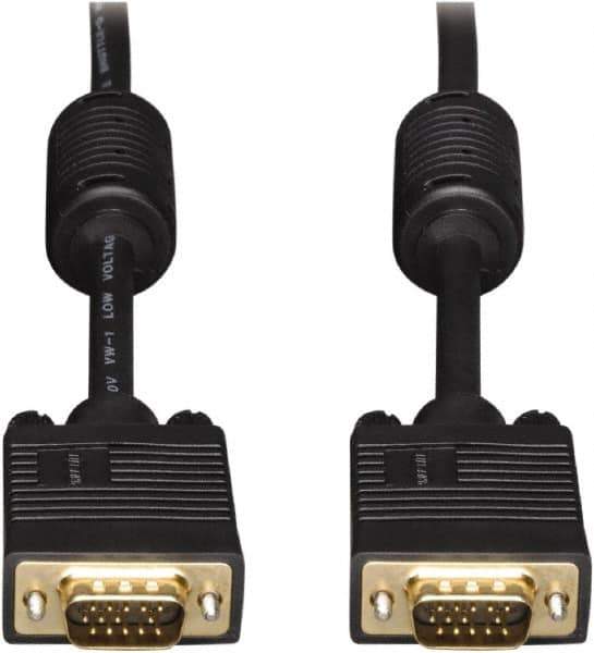 Tripp-Lite - 50' Long, HD15/HD15 Computer Cable - Black, Male x Male - Apex Tool & Supply