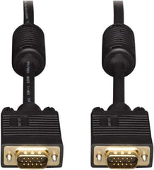 Tripp-Lite - 50' Long, HD15/HD15 Computer Cable - Black, Male x Male - Apex Tool & Supply