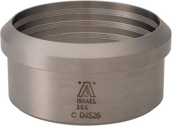 VNE - 2-1/2", Bevel Seat Style, Sanitary Stainless Steel Pipe Recessless Ferrule (Expanding) - Recessless Connection, Grade 304 - Apex Tool & Supply