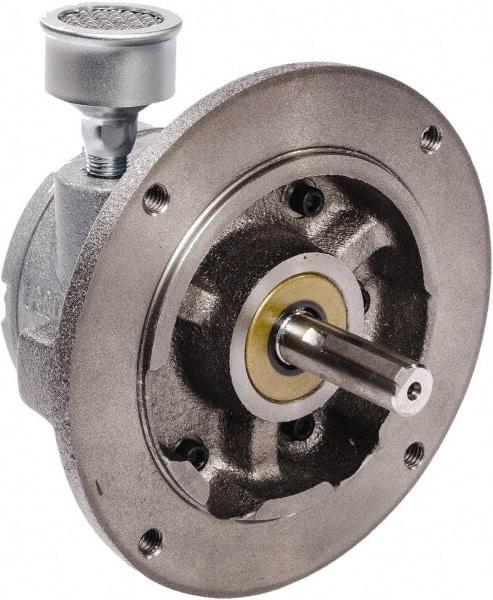 Gast - 1.7 hp Reversible Flange Air Actuated Motor - 0:00 Gear Ratio, 3,000 Max RPM, 1.181" Shaft Length - Apex Tool & Supply