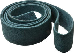3M - 3" Wide x 132" OAL, Talc Abrasive Belt - Talc, Nonwoven, Series SC-BL - Apex Tool & Supply