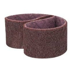 3M - 2" Wide x 18-15/16" OAL, Aluminum Oxide Abrasive Belt - Aluminum Oxide, Medium, Nonwoven, Series SC-BL - Apex Tool & Supply