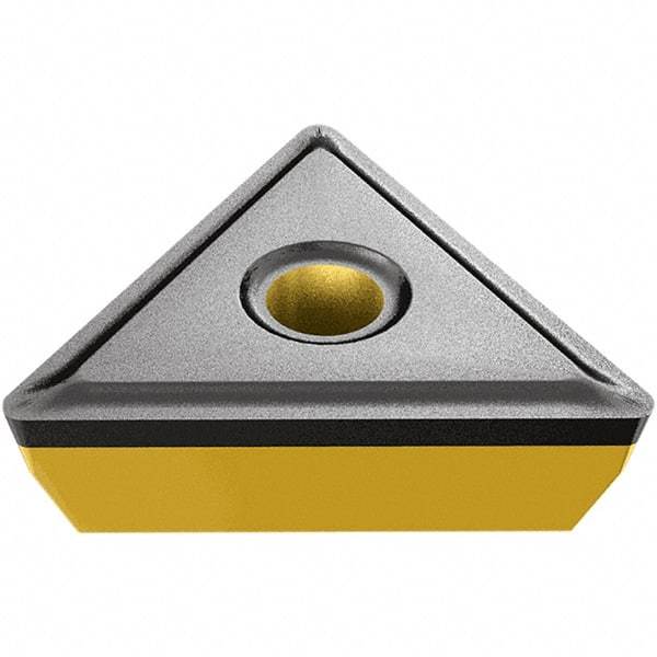 Iscar - TPMR731 Grade IC9250 Carbide Turning Insert - TiCN/Al2O3/TiN Finish, 60° Triangle, 7/32" Inscr Circle, 3/32" Thick, 1/64" Corner Radius - Apex Tool & Supply
