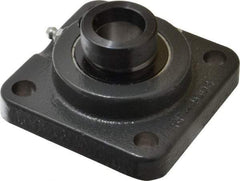 Browning - 1" ID, 3-3/4" OAL x 3-3/4" OAH 4-Bolt Flange - 1,651 Lb Static Cap, 2,801 Lb Dyn Cap, 2-3/4" Btw Mnt Hole Ctrs, Cast Iron - Apex Tool & Supply